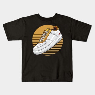 Force Gold Medal Retro Sneaker Kids T-Shirt